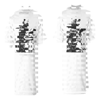 ドラマー ドラムキット クマの演奏 ドラムキット ミュージシャン Tシャツ - Kawaiitshirt