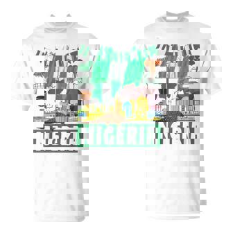 ナイジェリアの服のアイデア キッズ&ノベルティ ナイジェリア国旗 Tシャツ - Kawaiitshirt