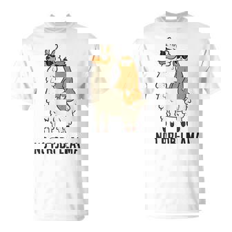 ナマケモノ乗り ラマ ノープルーラマ ラマ Tシャツ - Kawaiitshirt