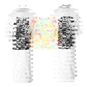 ニューイヤードラゴン ジョイフルドラゴン 旧正月のお祭り Tシャツ - Kawaiitshirt