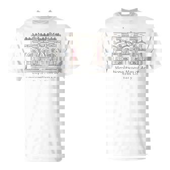 ニューヨーク、メトロポリタン美術館、アメリカ、手描き Tシャツ - Kawaiitshirt