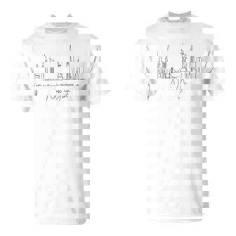 ニューヨークスカイラインtシャツ Ny Cityacation 自由の女神 Tシャツ - Kawaiitshirt