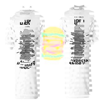 ノベルティ ハンバーガーデー フローズン加工 ミール愛好家 フライドポテト Tシャツ - Kawaiitshirt