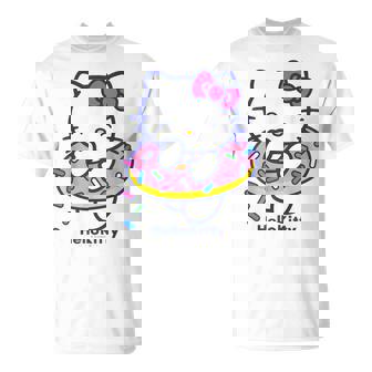 ハローキティ Usデザイン うきわ Tシャツ - Kawaiitshirt