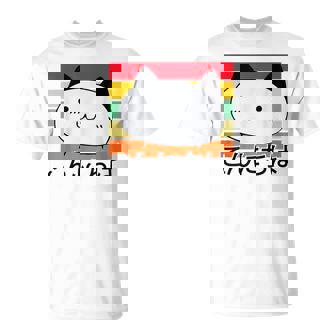 ハローキュートキャット レトロサンセット Tシャツ - Kawaiitshirt