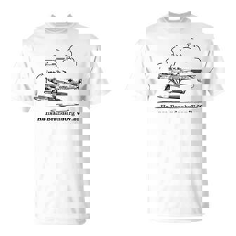 ハンザ ブランデンブルク W29 ドイツ水上飛行機 空飛ぶ雲 Tシャツ - Kawaiitshirt