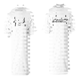 ハートビート Ecg オフィシャル 結婚式 司会者 結婚 Tシャツ - Kawaiitshirt