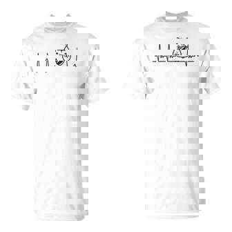 ハートビート ハムスター ハムスター好き ハムスターの飼い主 ペット 心電図 Tシャツ - Kawaiitshirt