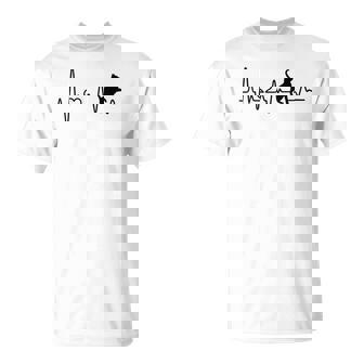 ハートビート 猫 猫好き ギフト 猫 Heartbeat Cat Tシャツ - Kawaiitshirt