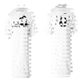 ハートビートヘッドホン Tシャツ - Kawaiitshirt