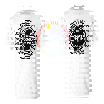 バックプリントのみ レトロ ヴィンテージ ガソリンスタンド 標準モーターオイル Tシャツ - Kawaiitshirt