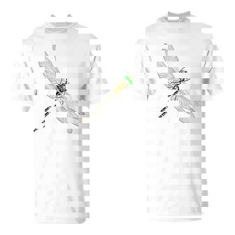 バックプリント鬼蜻蜓おにやんま オニヤンマ アウトドア Bbq キャンプ 虫 Tシャツ - Kawaiitshirt