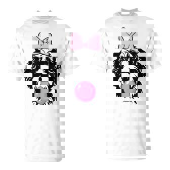 バブルガムを持つバーネドゥードル犬 Tシャツ - Kawaiitshirt