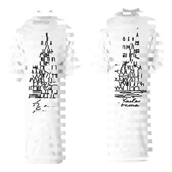 バルセロナ サグラダ ファミリア スペイン お土産 Tシャツ - Kawaiitshirt