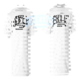 バークレーカリフォルニアカリフォルニアカレッジユニバーシティスタイル ネイビー Tシャツ - Kawaiitshirt