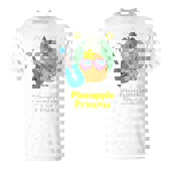 パイナップルプリンセス ウクレレギフト Tシャツ - Kawaiitshirt