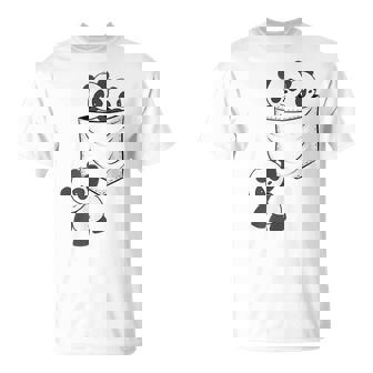 パンダ愛好家のためのポケットの中のかわいいカワイイベイビーパンダ Tシャツ - Kawaiitshirt