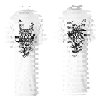 ヒップホップ Y2k Hip Hop Cat ヴィンテージ レトロ エッジの効いたバックプリント ストリートウェア 猫 Tシャツ - Kawaiitshirt