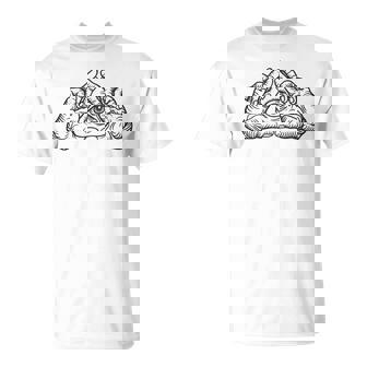 ヒップホップ Y2k Hip Hop ヴィンテージ レトロ エッジの効いたバックプリント ストリートウェア イルミナティ Tシャツ - Kawaiitshirt