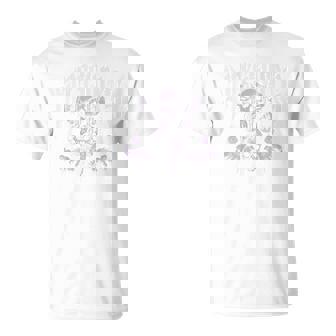 ヒップホップ アーバン ヴィンテージ エッジの効いた Y2k Hip Hop バックプリント ストリートウェア スカル Tシャツ - Kawaiitshirt