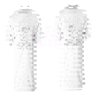 ヒップホップ アーバン ヴィンテージ エッジの効いた Y2k Hip Hop バックプリント ストリートウェア スカル 長袖tシャツ Tシャツ - Kawaiitshirt