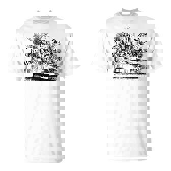 ビッグテキサス 不思議の国のアリス マッドハッターズ ティーパーティーtシャツ Tシャツ - Kawaiitshirt