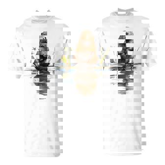 ビーバー 恋人 動物 アート イラスト グラフィック ビーバー Tシャツ - Kawaiitshirt