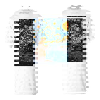 ビーバースターリーナイトヴァンゴッホ 長袖tシャツ Tシャツ - Kawaiitshirt