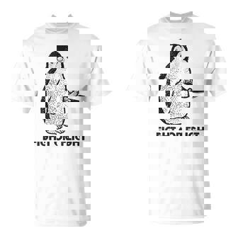 ファイト・オア・フライト・ファニー・ペンギン・パンク Tシャツ - Kawaiitshirt