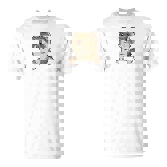 フェレット・イン・ア・ポケット ペット ファニー フェレット 長袖tシャツ Tシャツ - Kawaiitshirt