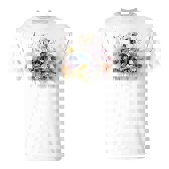 フローラルワイルドフラワー 犬 ラブラドールレトリバー Tシャツ - Kawaiitshirt