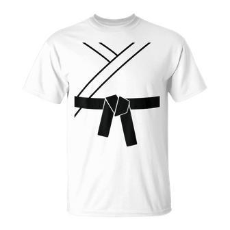 ブラックベルトコスチューム 空手着 柔道 テコンドー カンフー 武道 Tシャツ - Kawaiitshirt