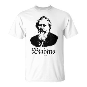 ブラームス ヨハネス・ブラームス クラシック音楽 Tシャツ - Kawaiitshirt