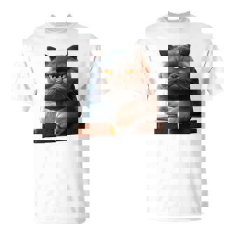 ブリティッシュショートヘア猫猫ママ猫ママかわいい猫 長袖tシャツ Tシャツ - Kawaiitshirt