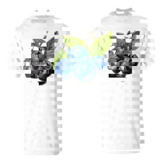 ブルーベリー愛好家のためのブルーベリーデザイン Tシャツ - Kawaiitshirt