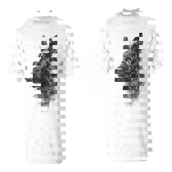 ベルギーシェパード 犬 グラフィック ペットアート ベルギーシェパード Tシャツ - Kawaiitshirt