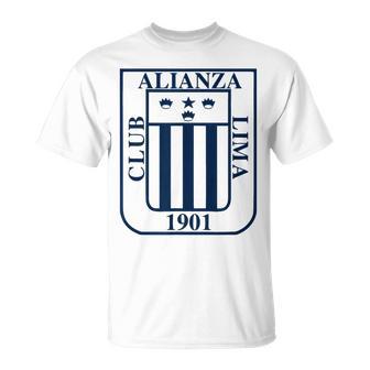 ペルーシャツ ペルー製 Alianza Lima ペルー人 メンズ レディース サッカー Tシャツ - Kawaiitshirt