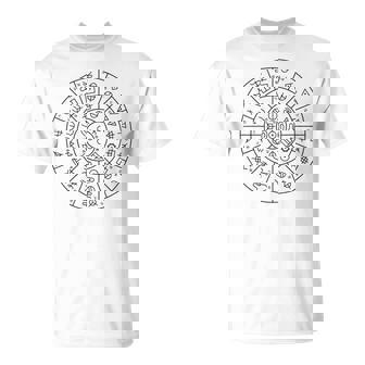 ホツマ文字によるフトマニ図 Tシャツ - Kawaiitshirt