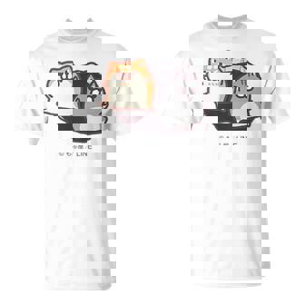 ボンレス犬とボンレス猫 参上 Tシャツ - Kawaiitshirt