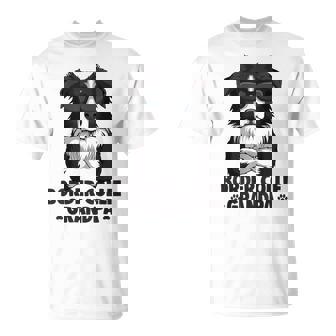 ボーダーコリー 犬 おじいちゃん Tシャツ - Kawaiitshirt