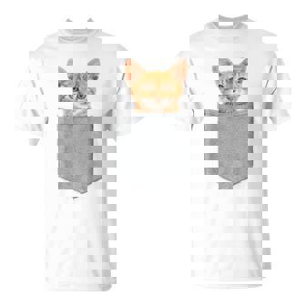 ポケットの中の猫ポケットキャット猫好き ねこ好き ネコ好きニャー猫 猫の飼い主 心電図 おもしろ 可愛い ねこ ネコ 猫 長袖tシャツ Tシャツ - Kawaiitshirt