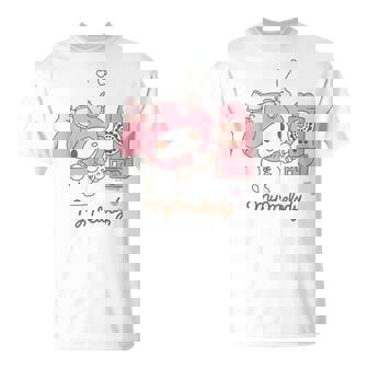 マイメロディ でんわ ライトカラー Tシャツ - Kawaiitshirt