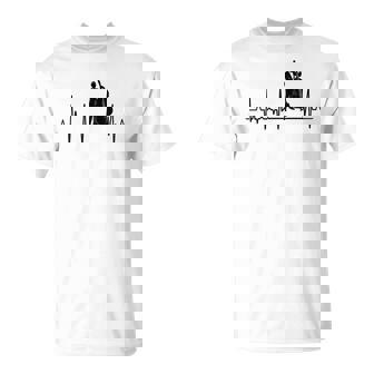 マイ・ハート・ビーツ・フォー・コントラバス・ハートビート Tシャツ - Kawaiitshirt