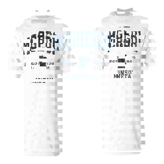 マクレガー ミネソタ Mn ヴィンテージ アスレチック ネイビー スポーツデザイン Tシャツ - Kawaiitshirt