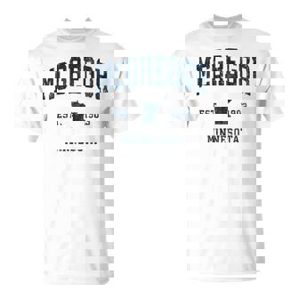 マクレガー ミネソタ Mn ヴィンテージ アスレチック ネイビー スポーツデザイン 長袖tシャツ Tシャツ - Kawaiitshirt