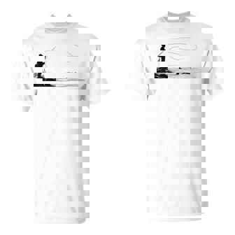 マス フライフィッシング サーモン Tシャツ - Kawaiitshirt