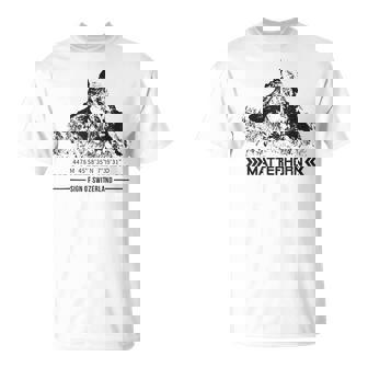 マッターホルン スイス アルプス ツェルマット ハイキング 山 アドベンチャー Tシャツ - Kawaiitshirt