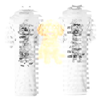 マルチプー犬モチーフペットイラストマルチプー Tシャツ - Kawaiitshirt