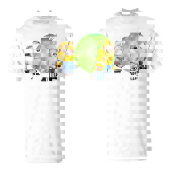 ミニオン Water Colorballoongum Green Tシャツ - Kawaiitshirt