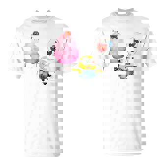 ミニオン Water Colorcotton Candy Bob Tシャツ - Kawaiitshirt